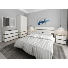 Bedroom LAYER, wenge magic / snow ash